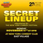 Secret Lineup Presented by the New York Comedy Festival